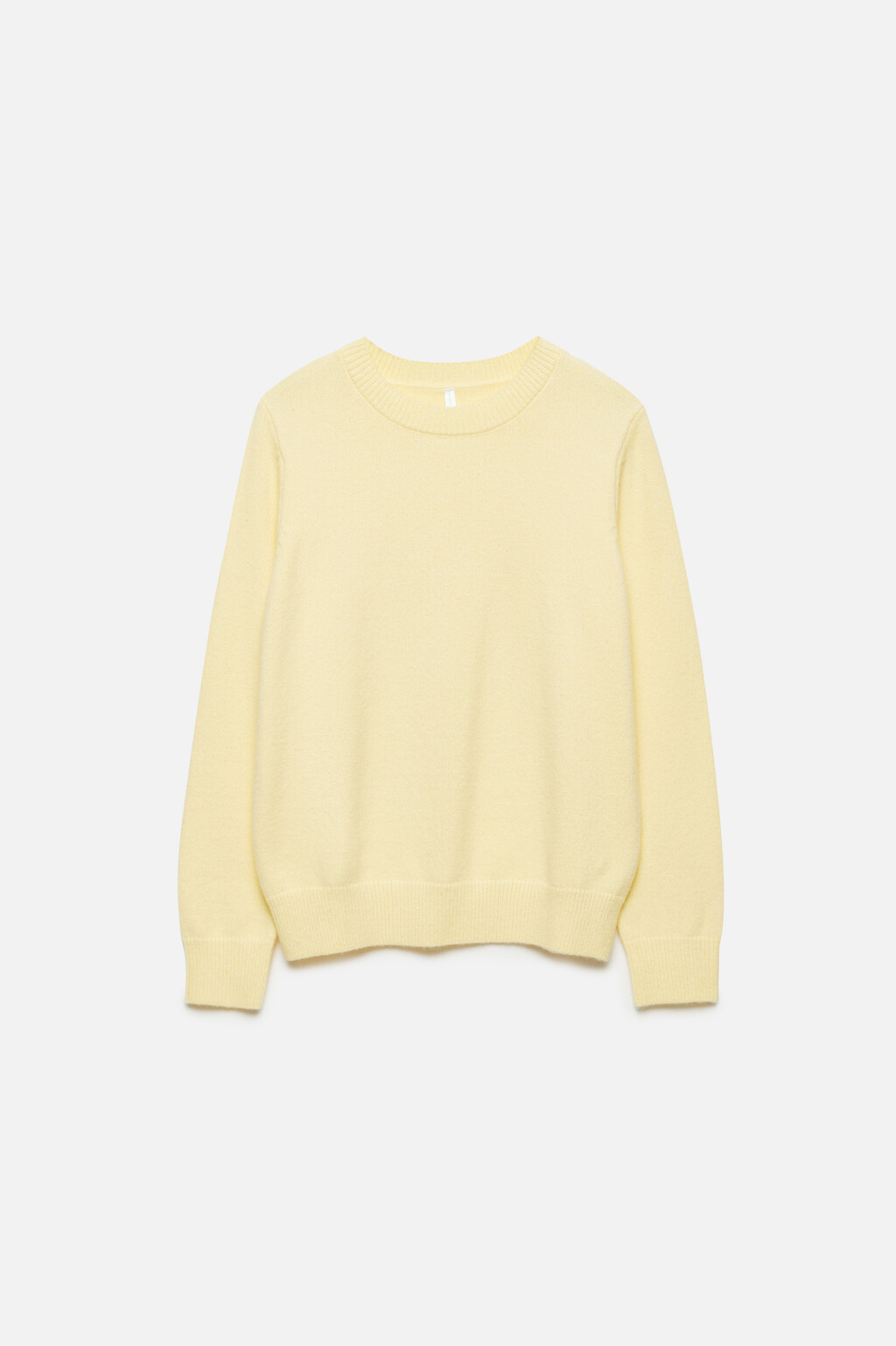 Джемпер вязаный базовый - цвет желтый - 8
