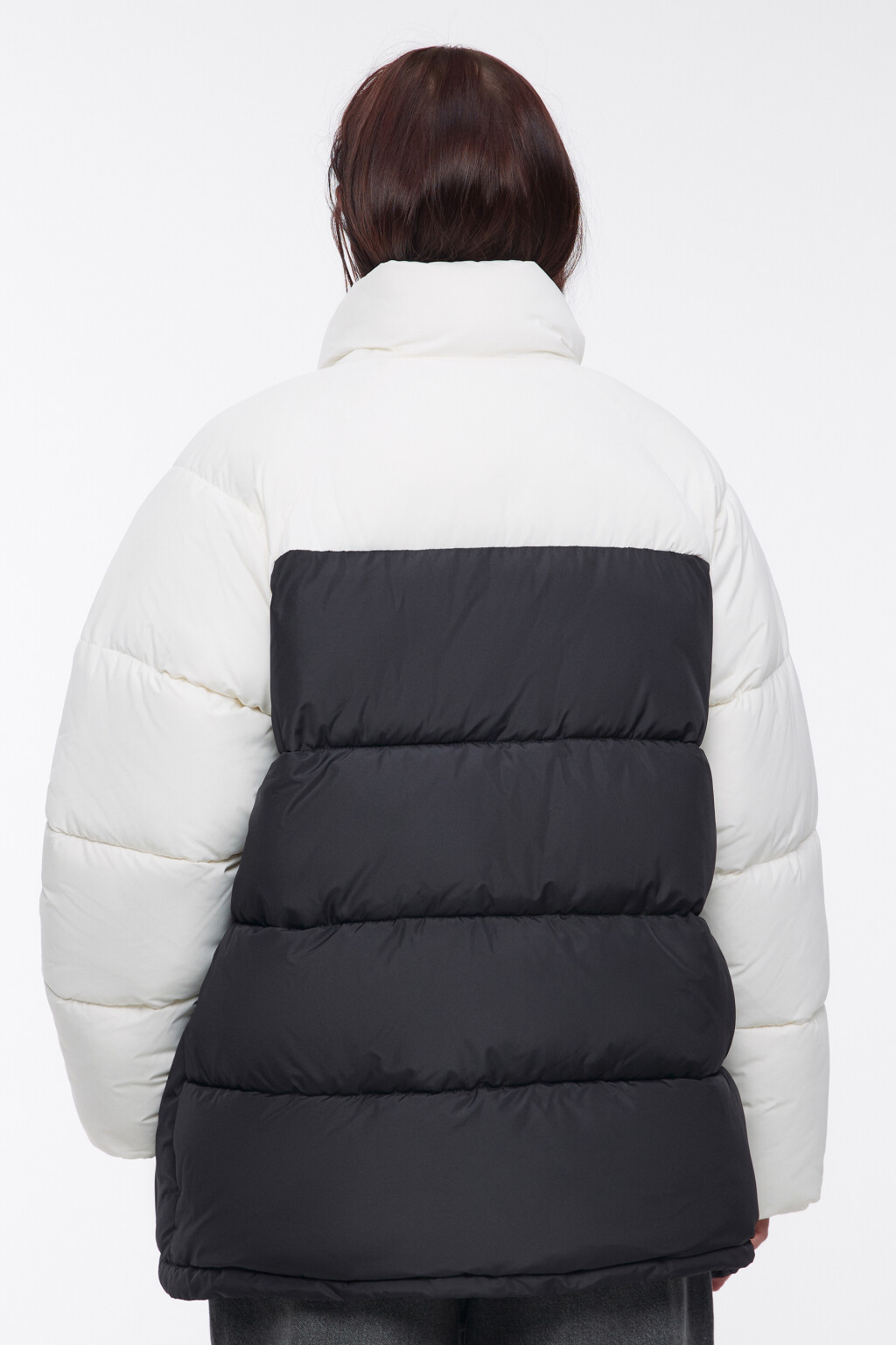 Куртка стеганая с воротником-стойкой и принтом - цвет мультиколор - 5