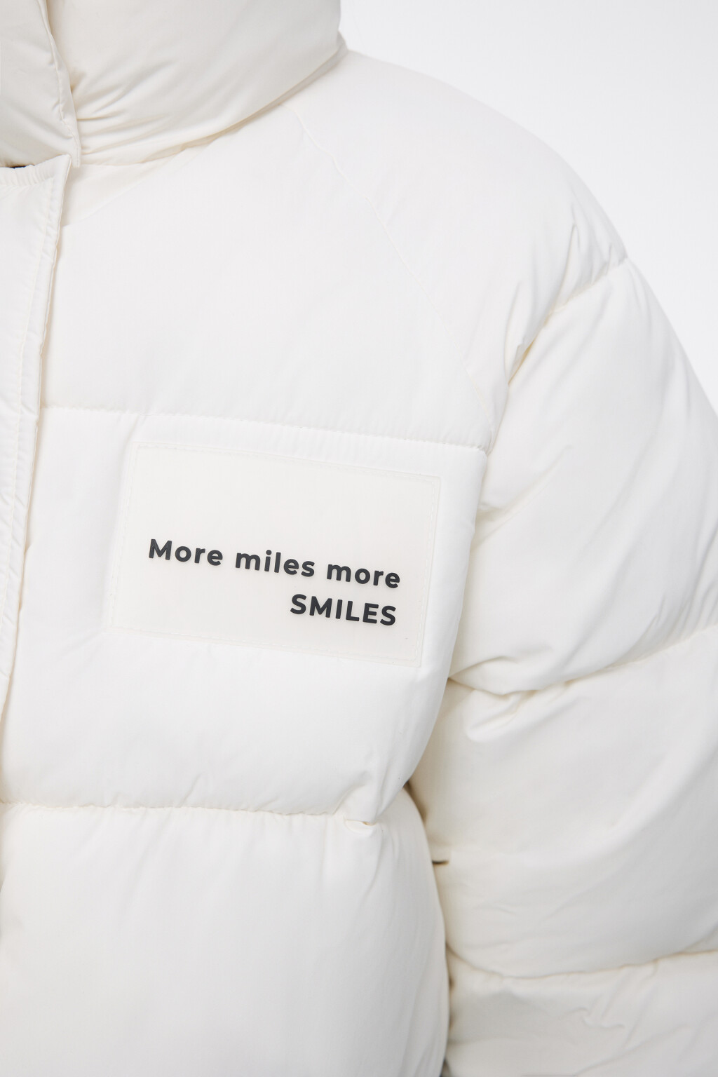 Куртка стеганая с воротником-стойкой и принтом - цвет мультиколор - 6