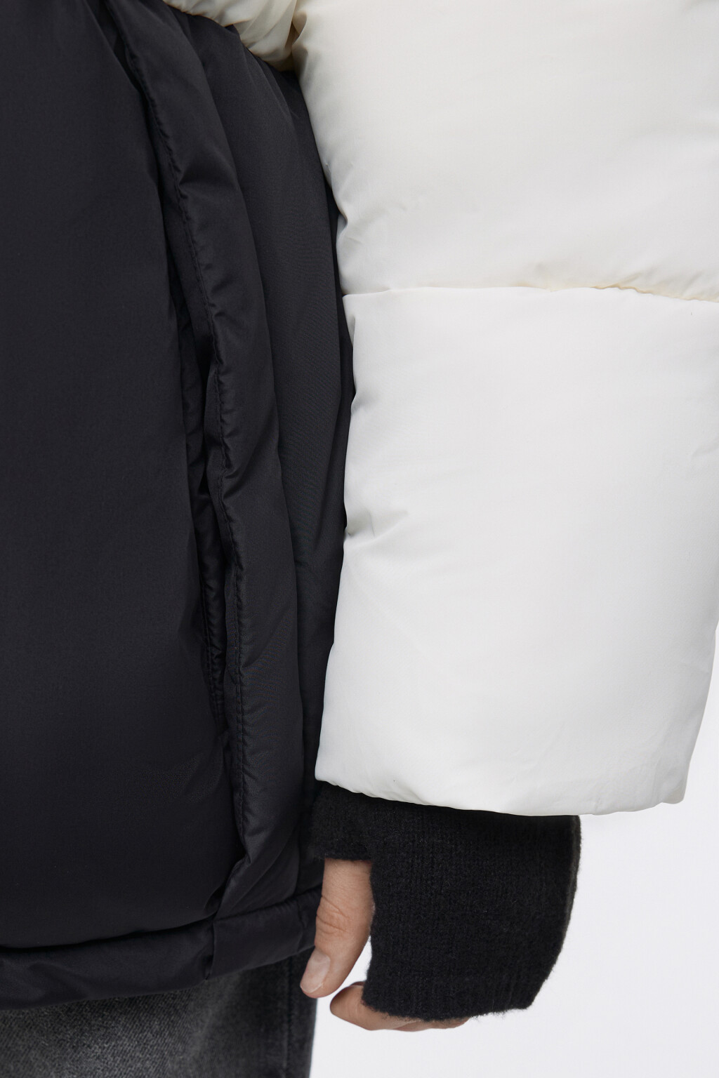 Куртка стеганая с воротником-стойкой и принтом - цвет мультиколор - 7