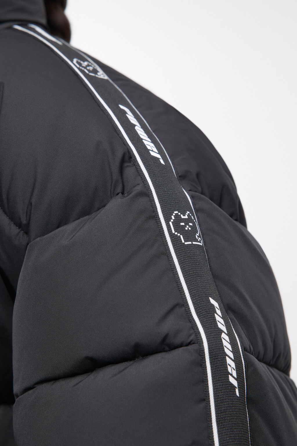 Куртка стеганая с меховой подкладкой - цвет черный - 7