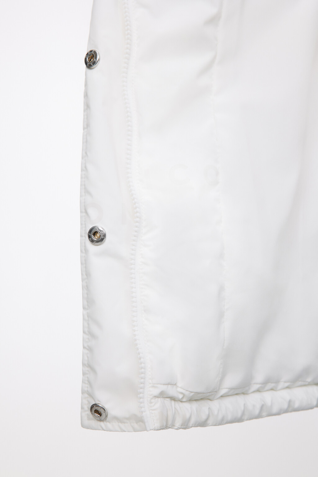 Куртка oversize стеганая с термопринтом - цвет молочный - 6