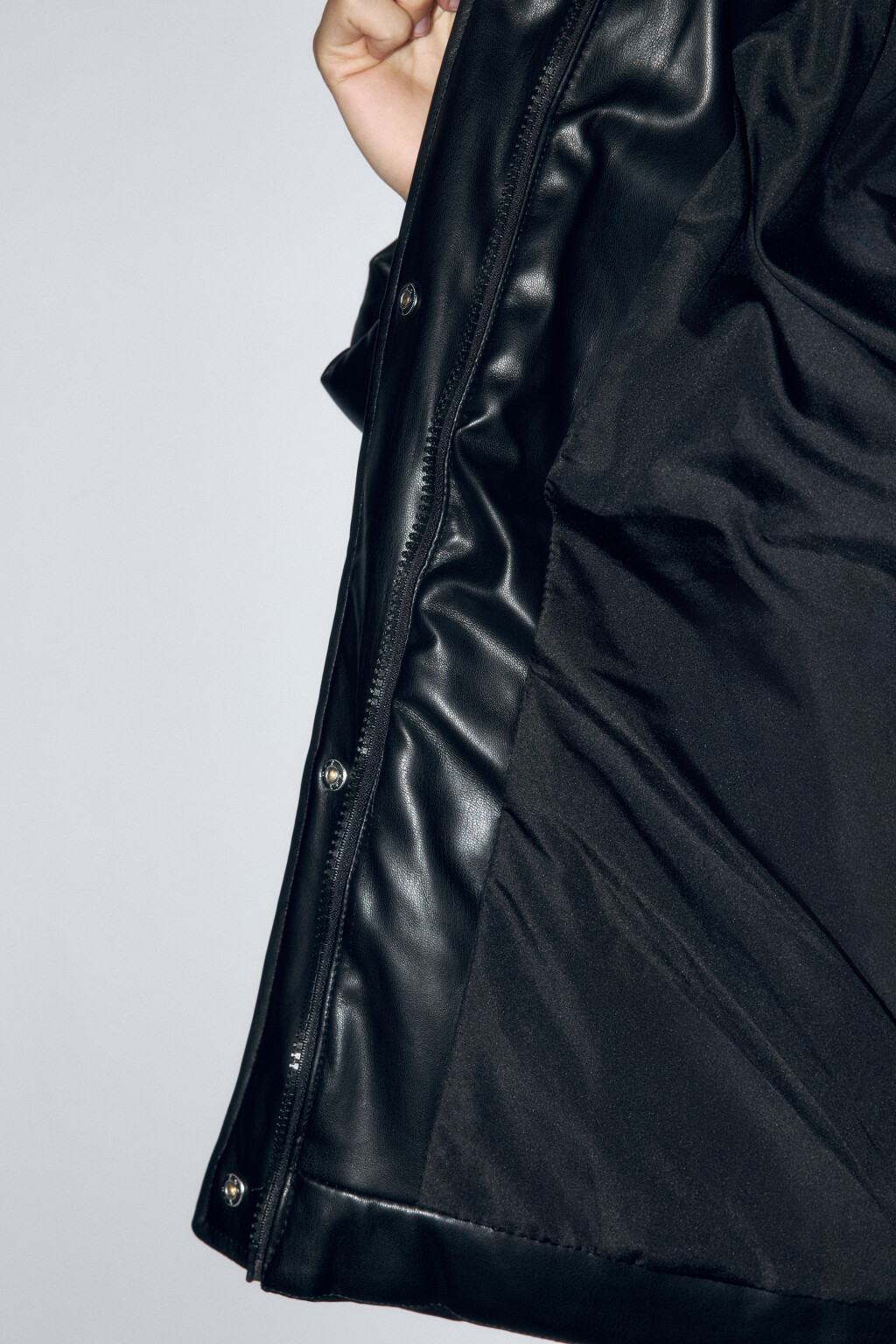 Куртка стеганая с воротником-стойкой - цвет черный - 8