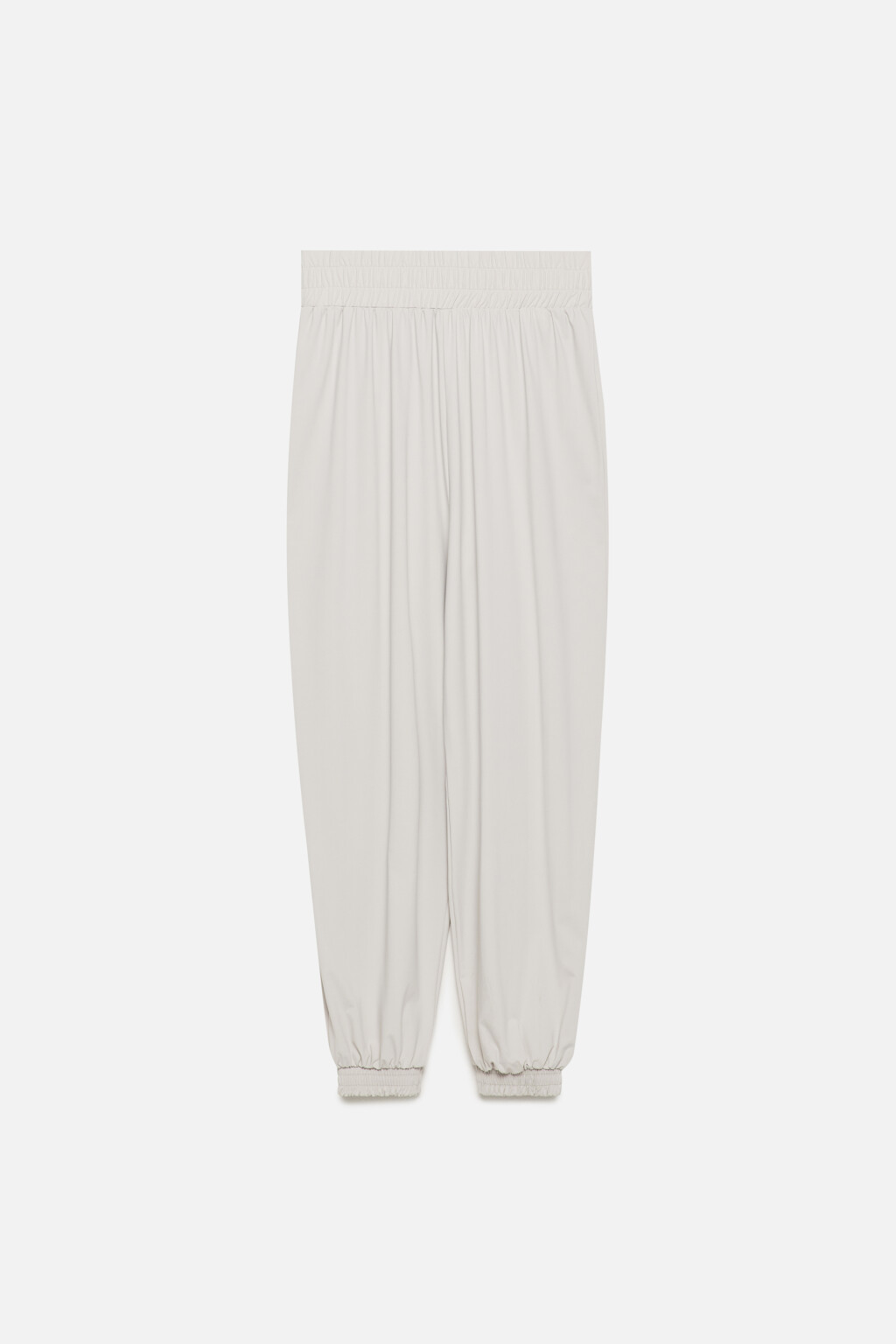 Брюки-джоггеры спортивные из дышащей ткани - цвет серый - 8