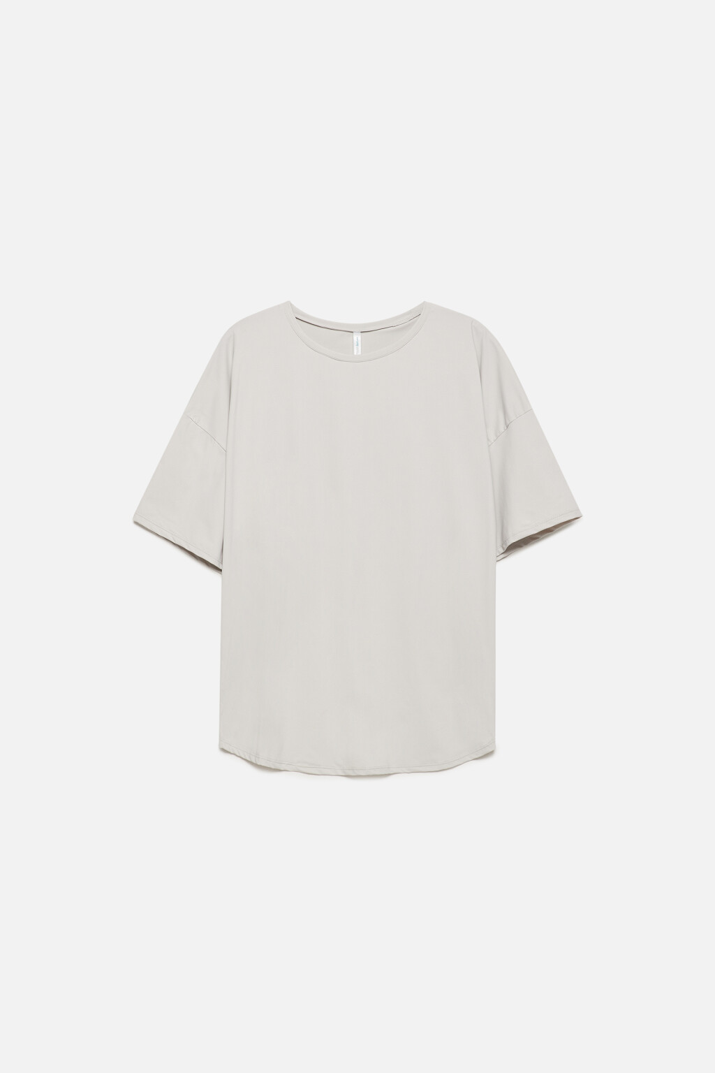 Футболка oversize спортивная гладкая - цвет серый - 8