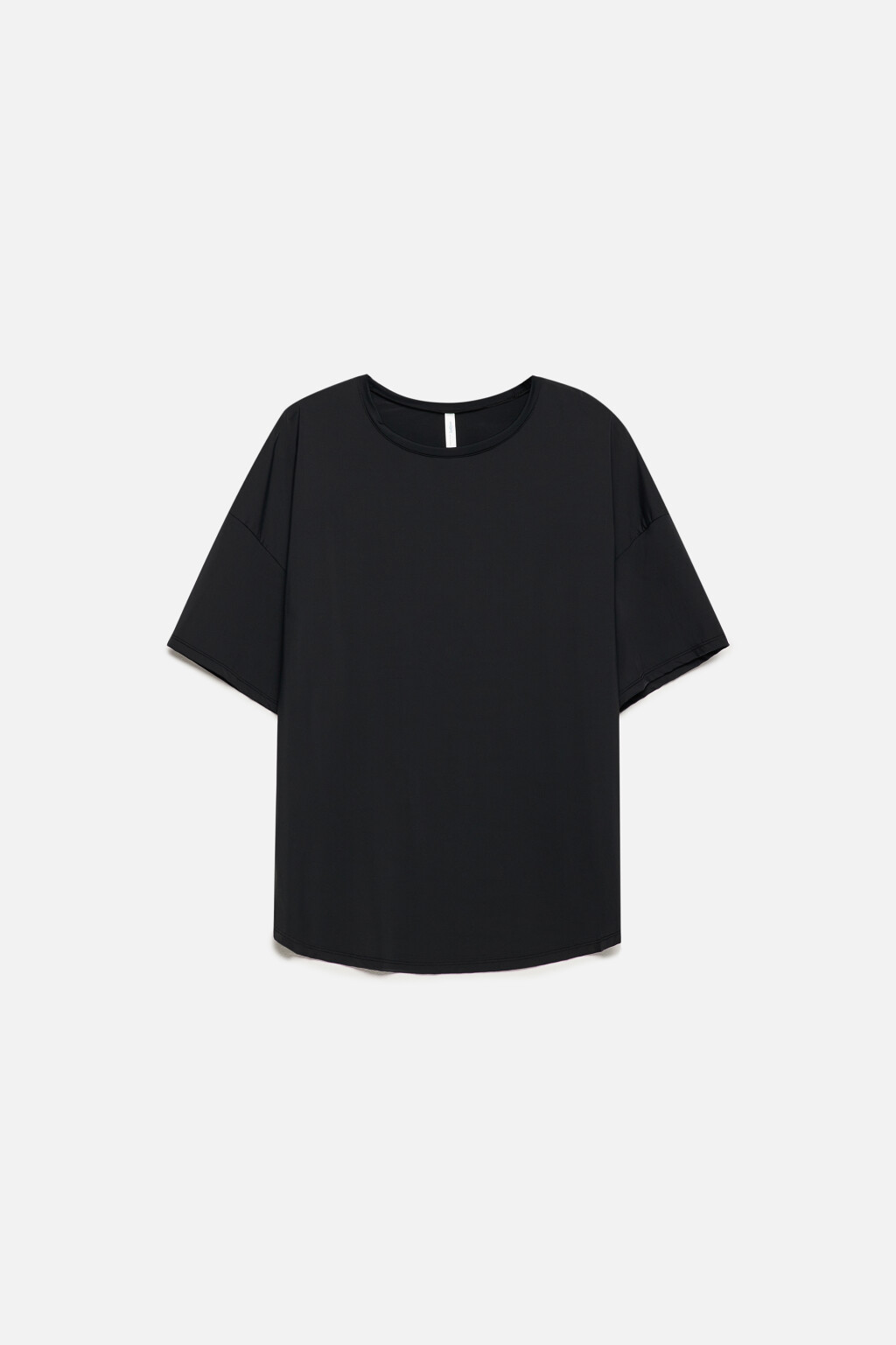 Футболка oversize спортивная гладкая - цвет черный - 9