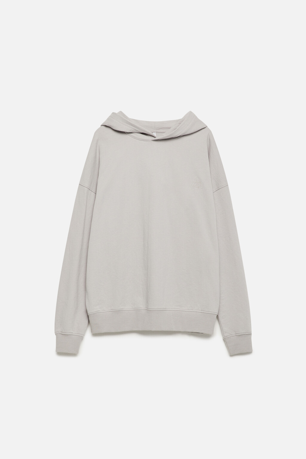 Худи oversize спортивная с вареным эффектом - цвет серый - 11