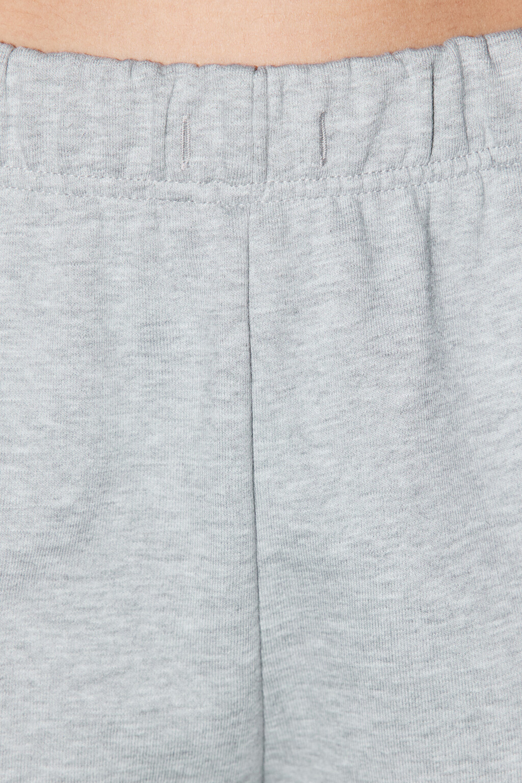 Брюки домашние трикотажные с поясом-резинкой - цвет серый - 6