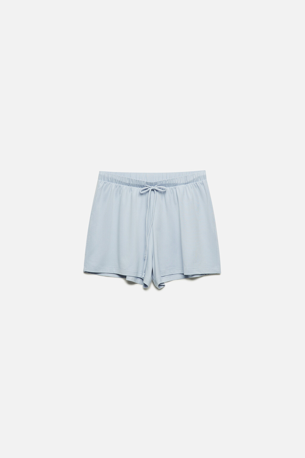 Шорты мини домашние трикотажные - цвет голубой - 8
