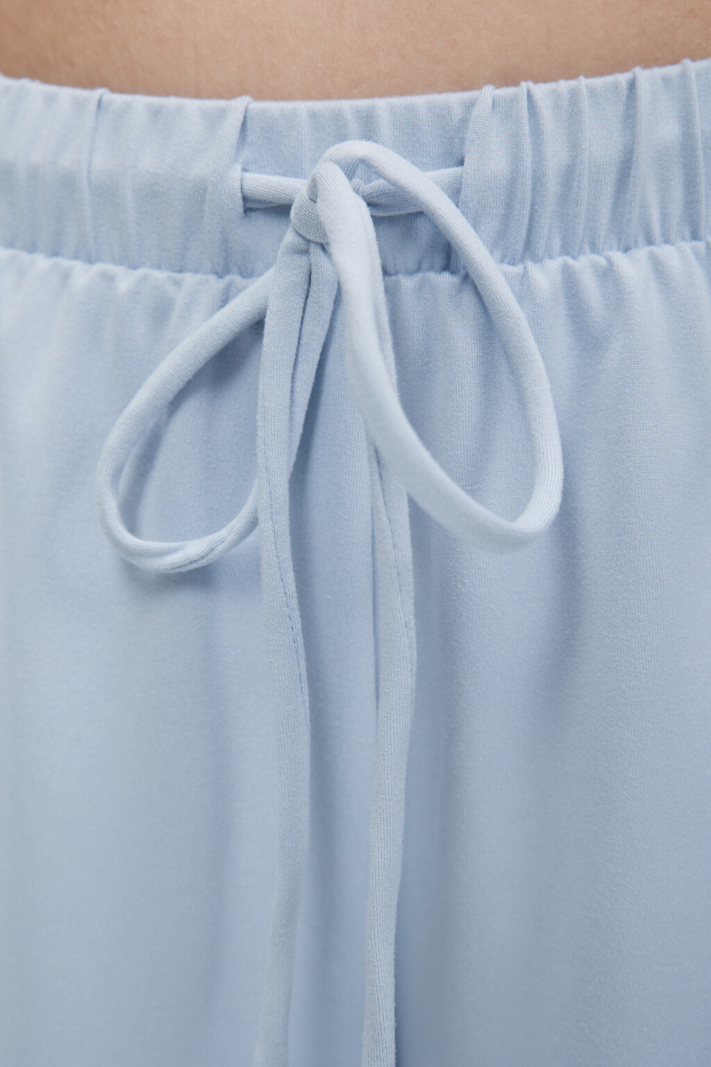 Шорты мини домашние трикотажные - цвет голубой - 6