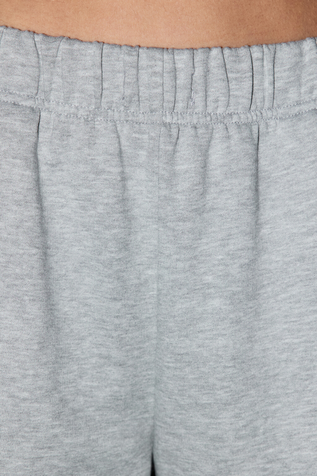 Шорты домашние трикотажные с поясом-резинкой - цвет серый - 6