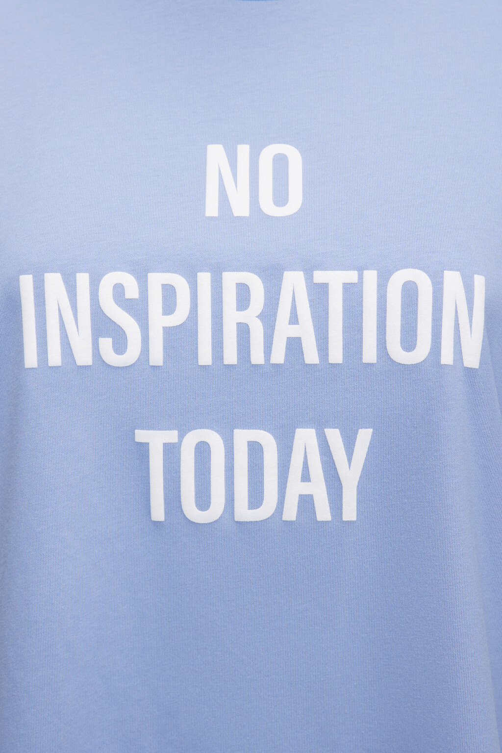 Пижама хлопковая с футболкой и шортами - цвет голубой - 8