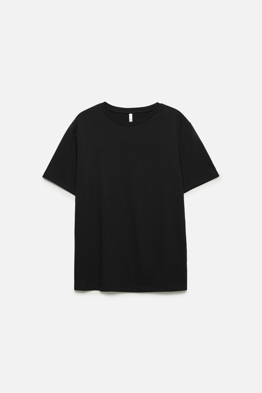Футболка свободная базовая - цвет черный - 8