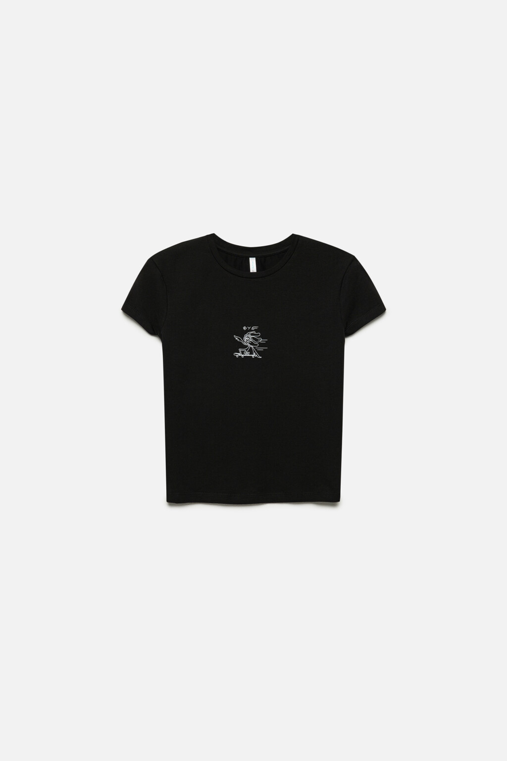 Футболка облегающая с принтом - цвет черный - 7