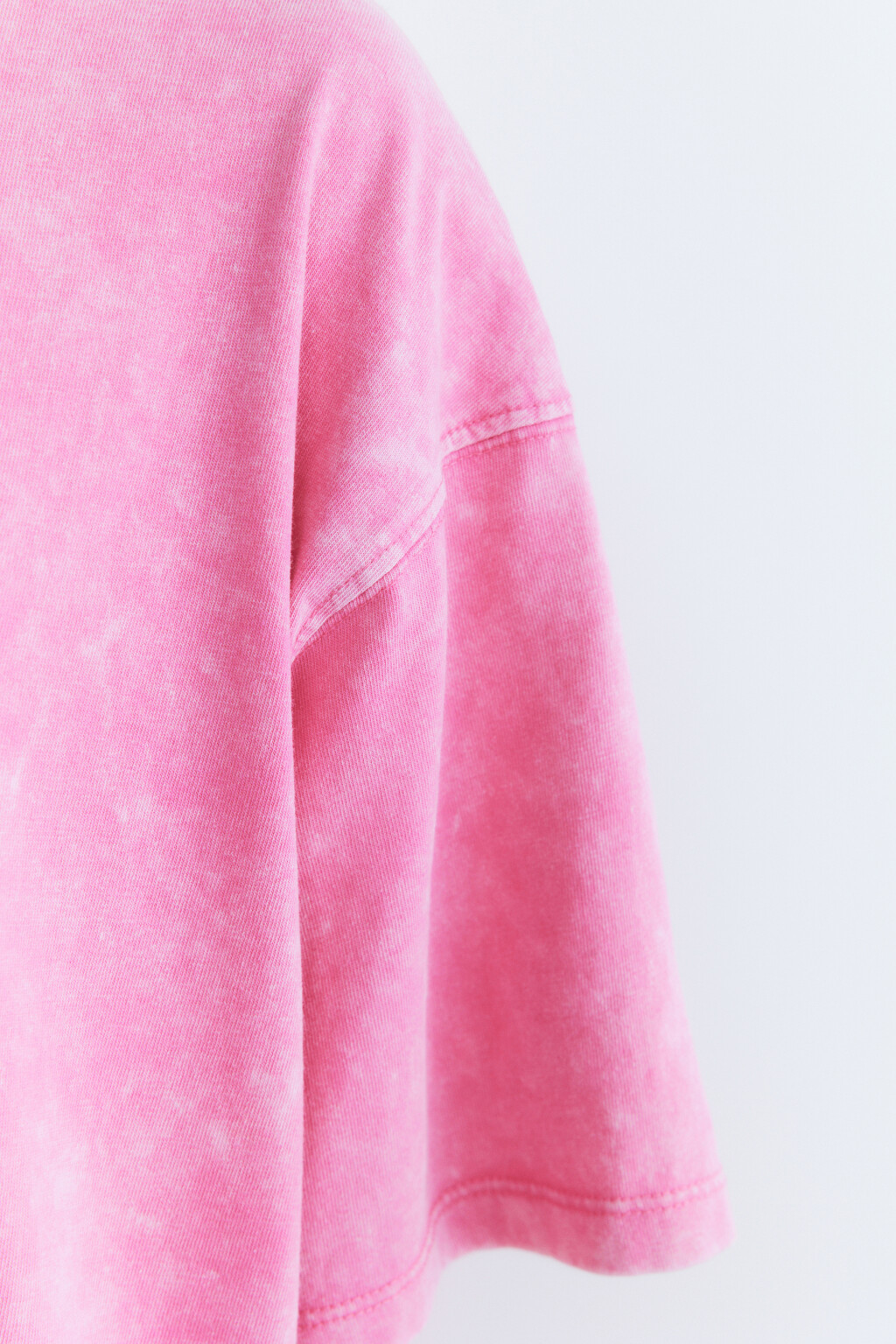 Футболка oversize с принтом Смешарики - цвет розовый - 7