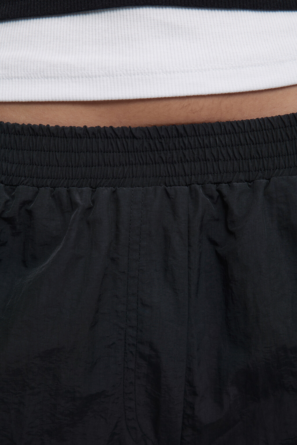 Брюки широкие с лампасами - цвет черный - 7