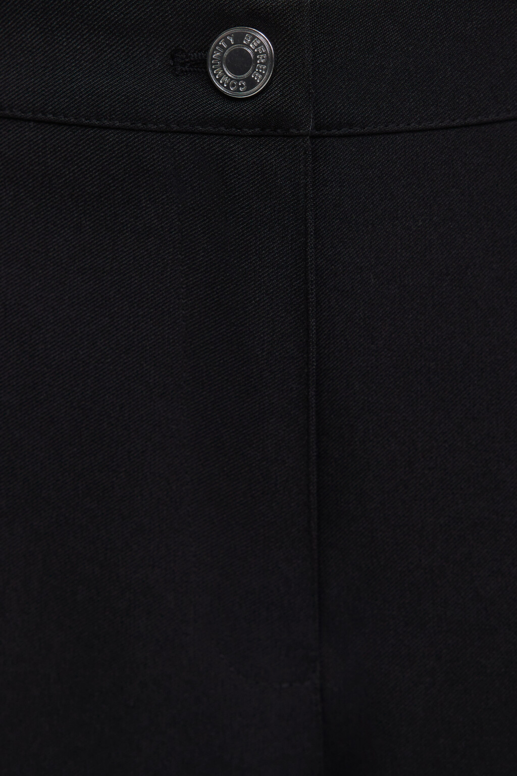 Брюки-карго широкие с декоративной цепочкой - цвет черный - 7