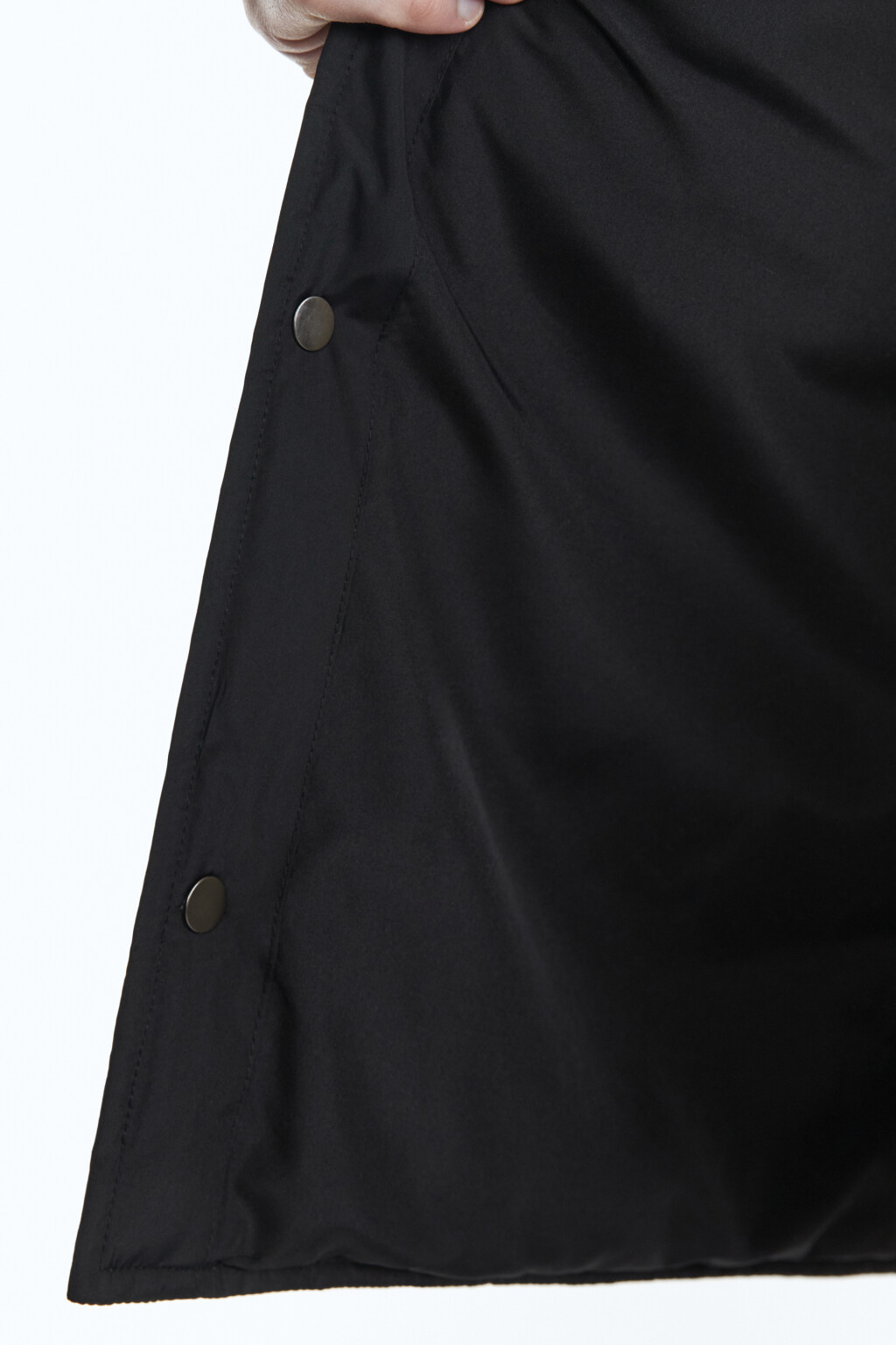 Куртка-рубашка стеганая с нагрудными карманами - цвет черный - 8