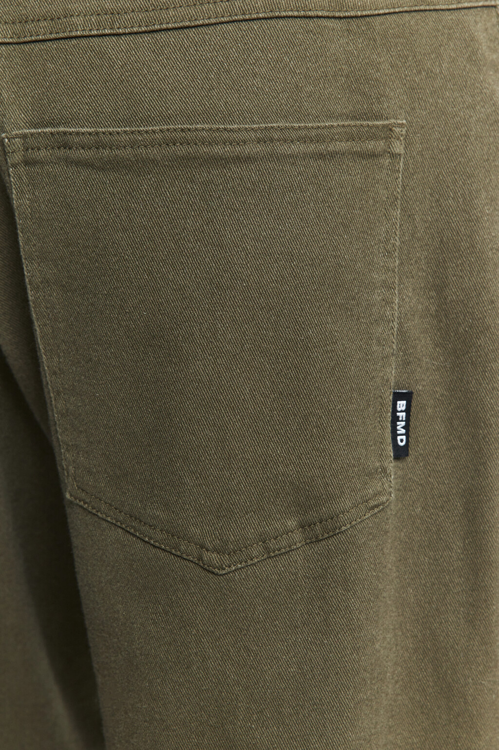 Брюки широкие со средней посадкой - цвет зеленый - 8