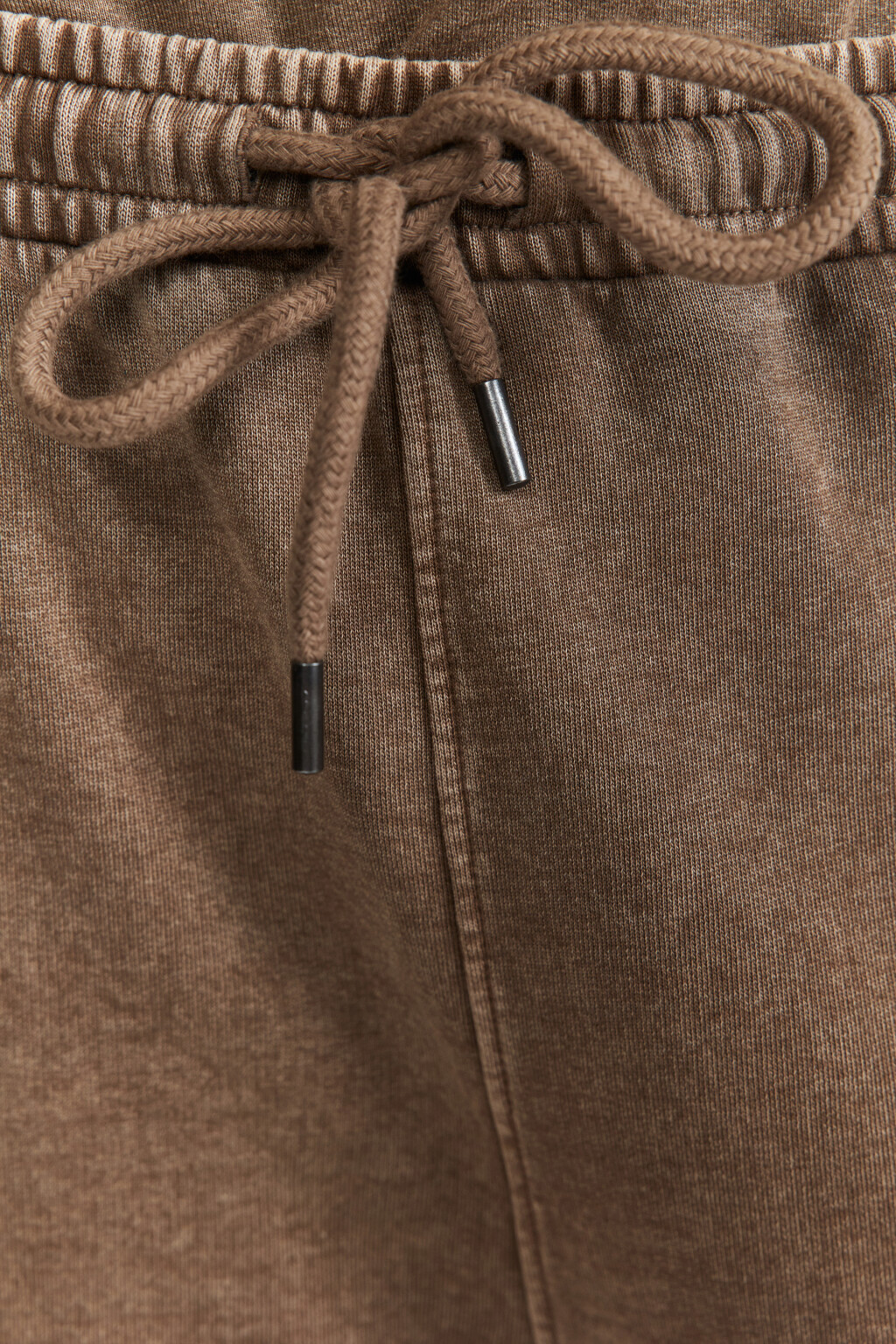 Брюки трикотажные с состаренным эффектом - цвет бежевый - 5