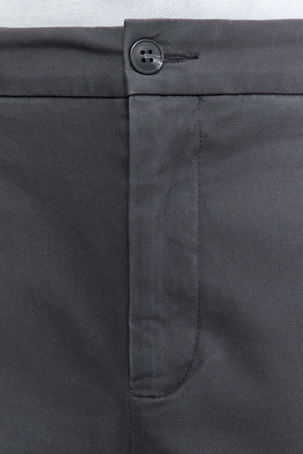 Брюки-чинос зауженные со средней посадкой - цвет серый - 5