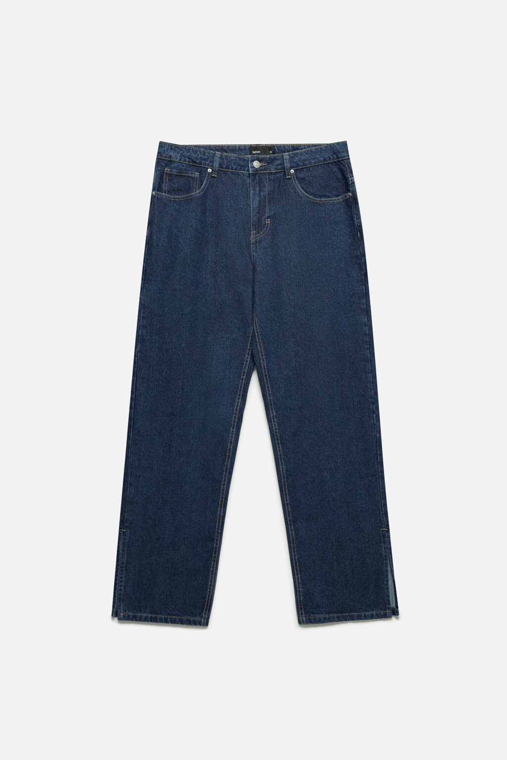 Джинсы carrots широкие с разрезами - цвет синий - 9