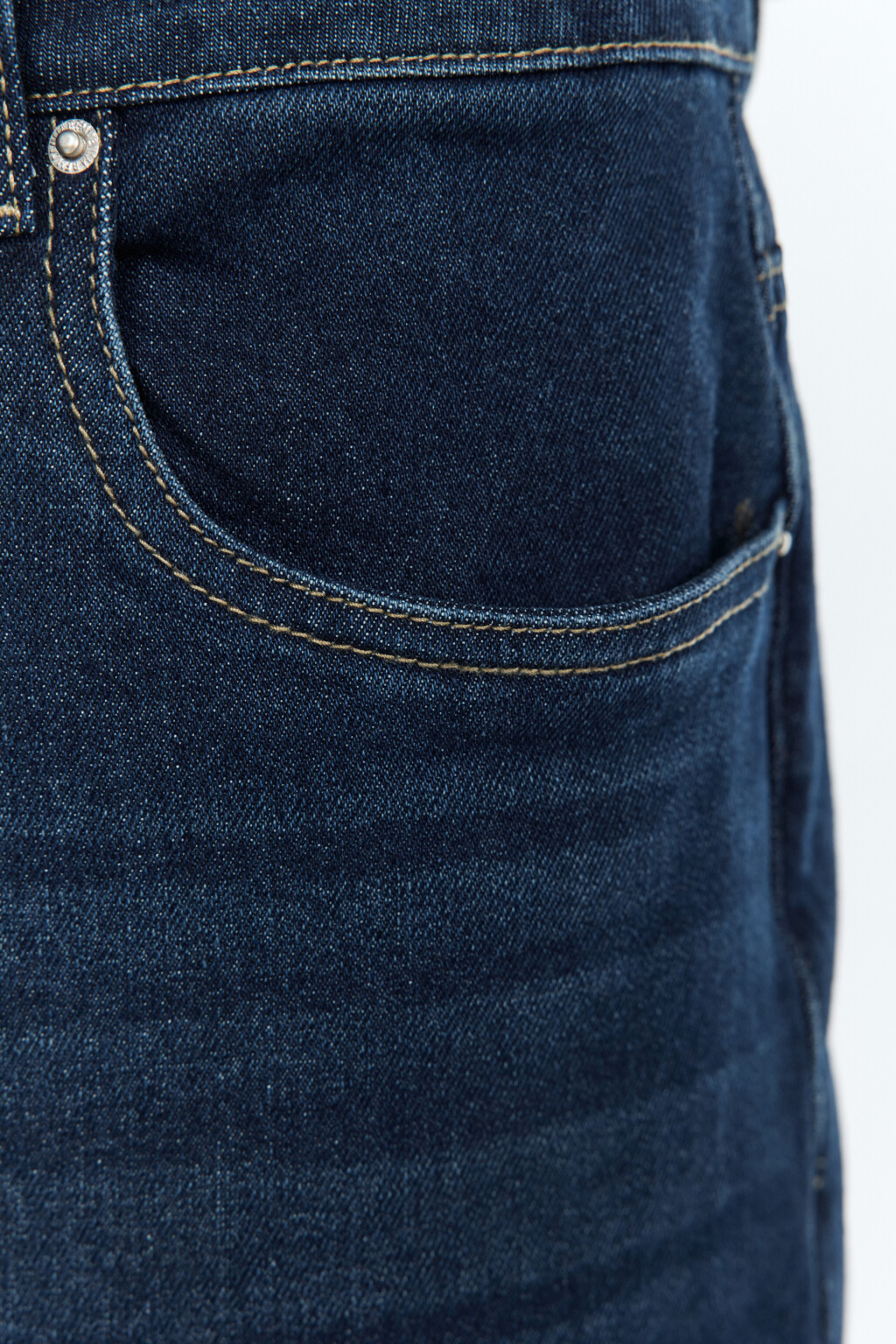 Джинсы прямые с широкими подворотами - цвет синий - 8