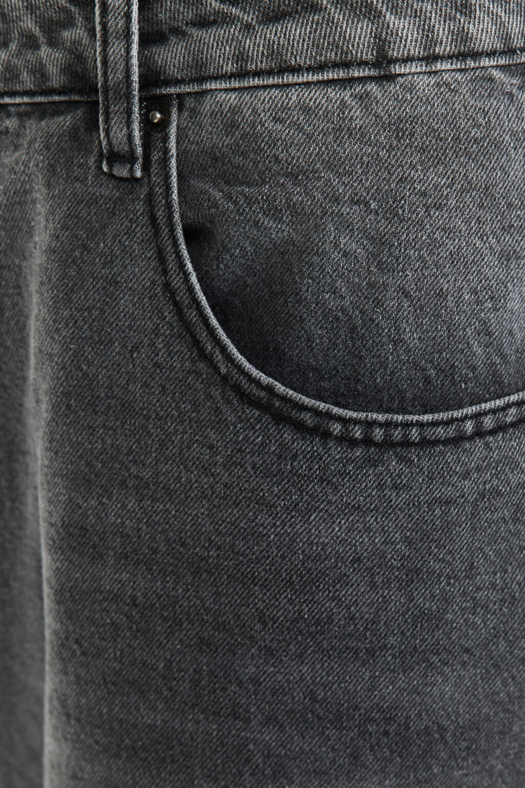 Джинсы прямые с вареным эффектом - цвет серый - 7