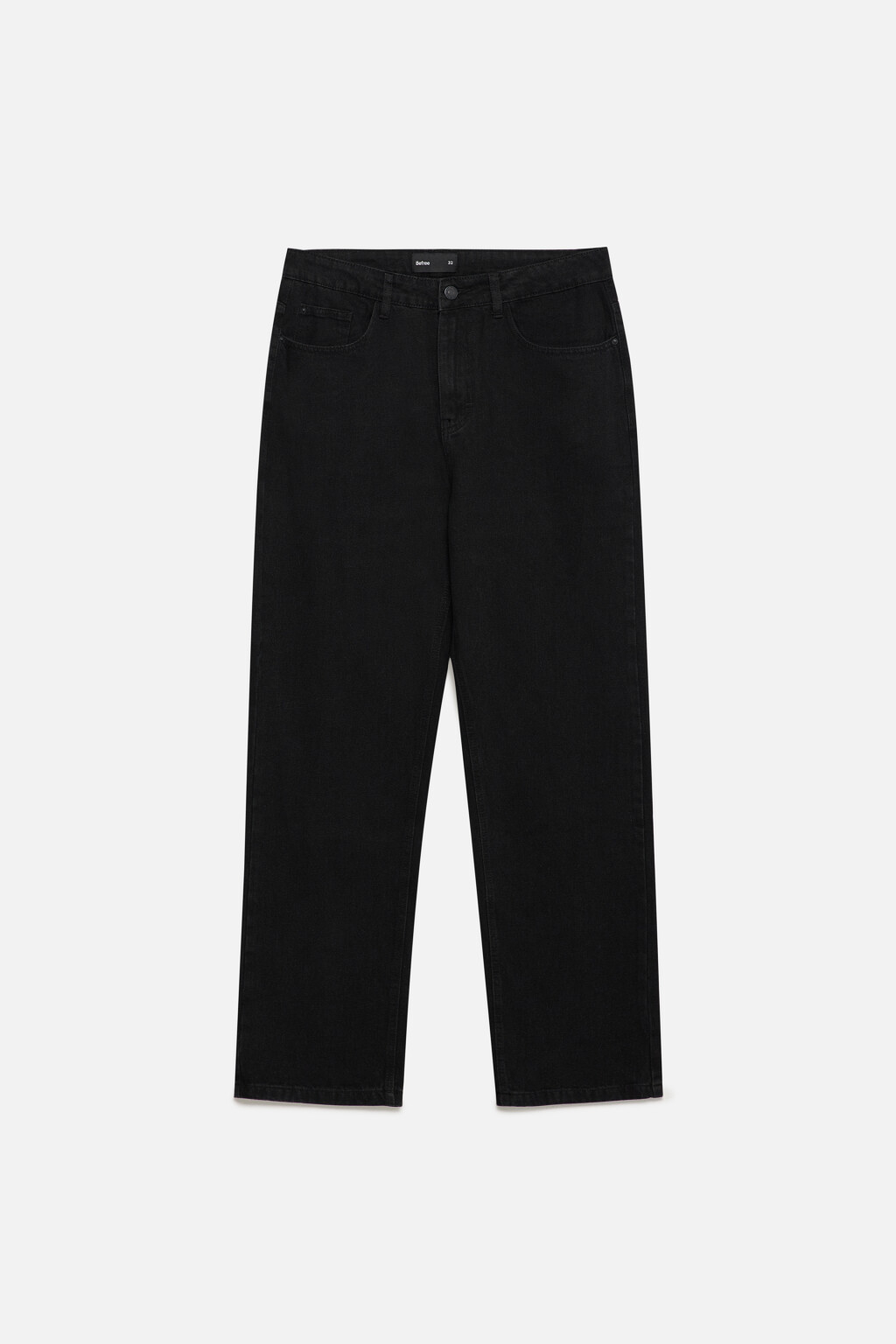 Джинсы прямые с вареным эффектом - цвет черный - 8