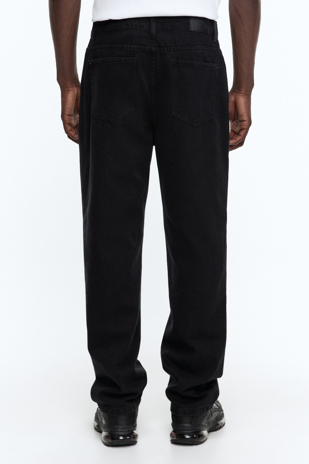 Джинсы прямые с вареным эффектом - цвет черный - 4