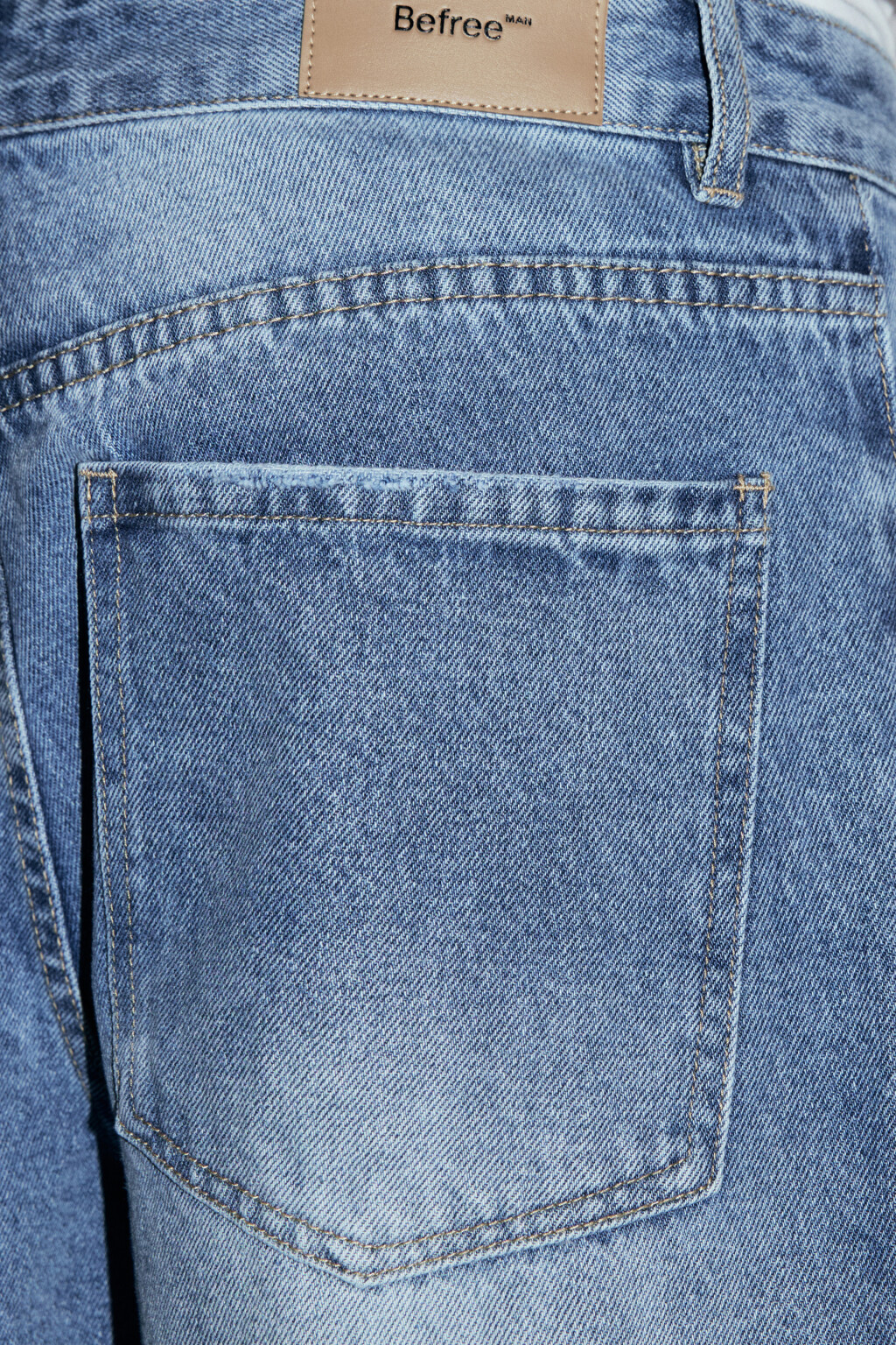 Джинсы wide широкие со средней посадкой - цвет голубой - 7