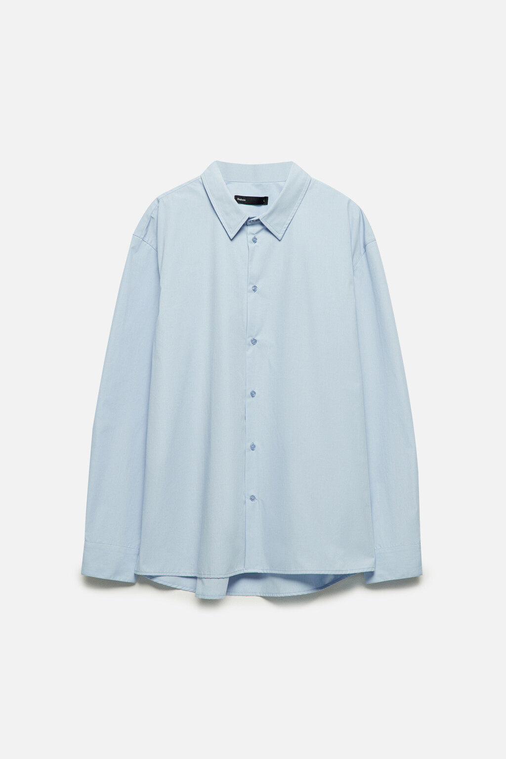 Рубашка классическая приталенная - цвет голубой - 9