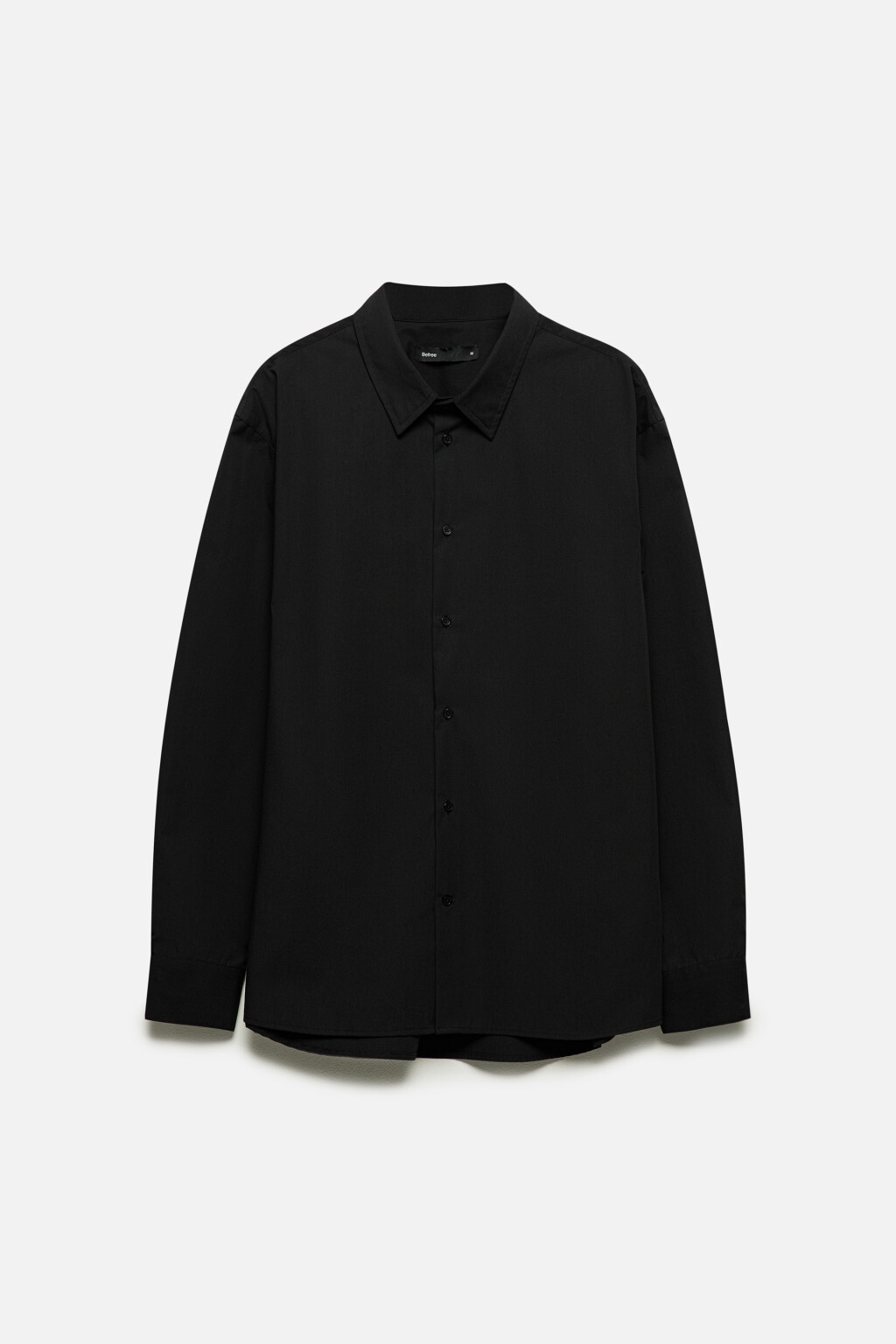 Рубашка классическая приталенная - цвет черный - 9