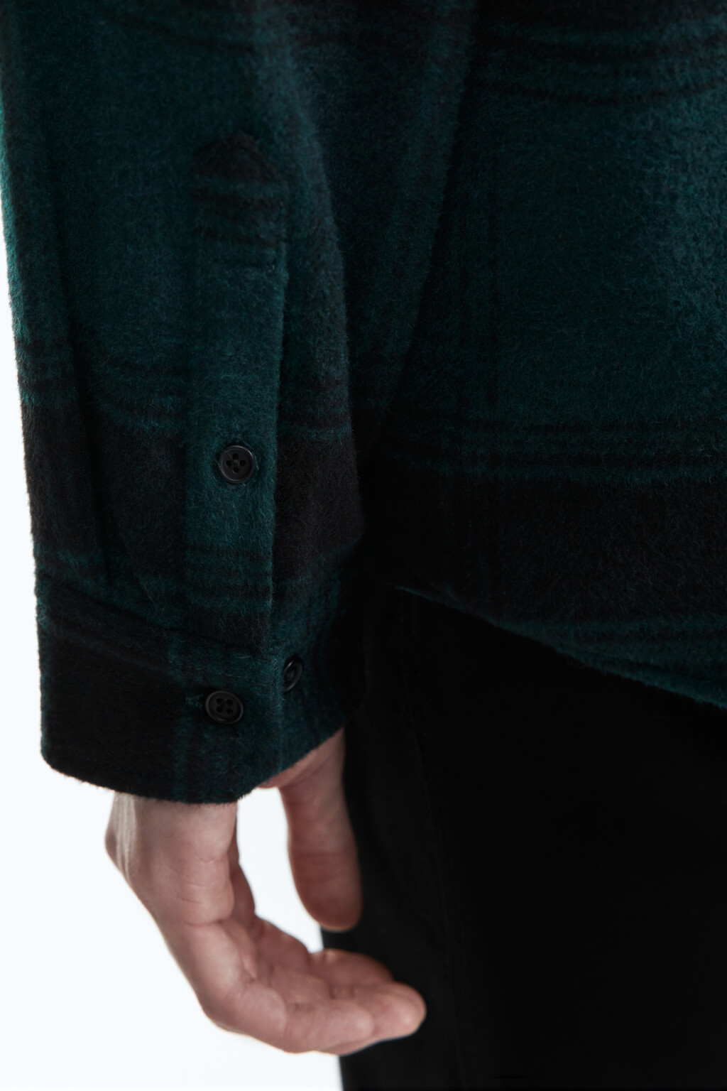 Рубашка прямая клетчатая - цвет бежевый - 8