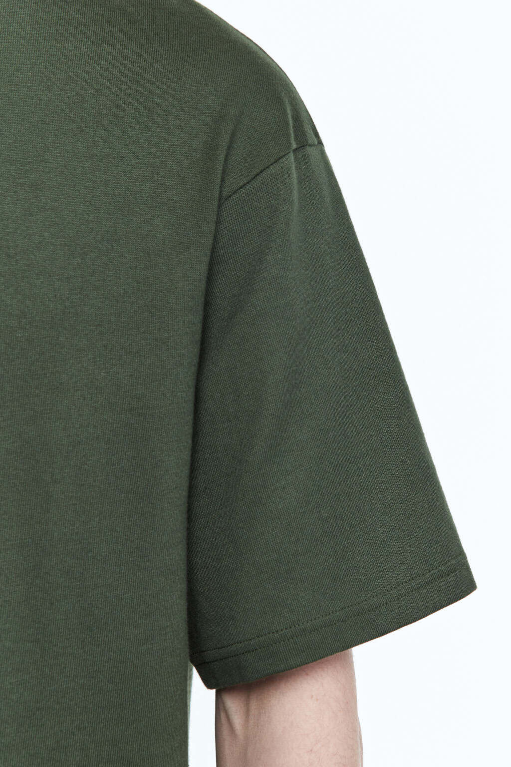 Футболка прямая базовая - цвет зеленый - 7