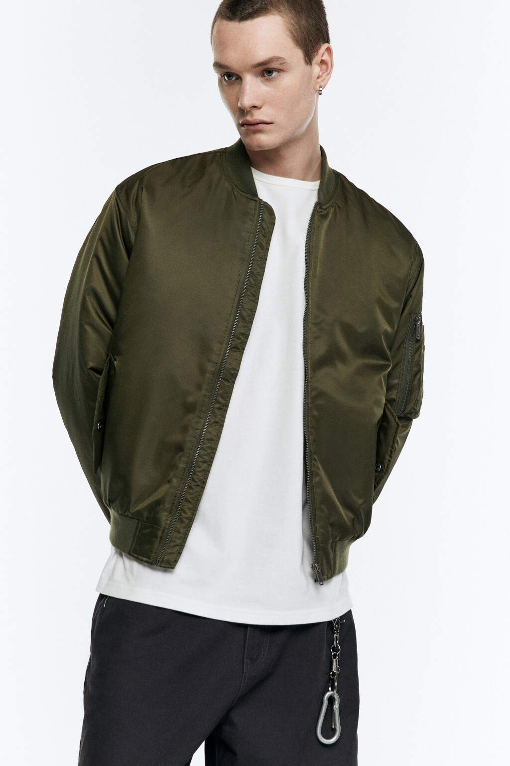 Футболка прямая базовая - цвет белый - 5