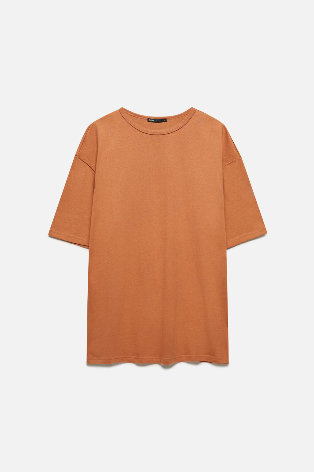 Футболка прямая базовая - цвет коричневый - 8