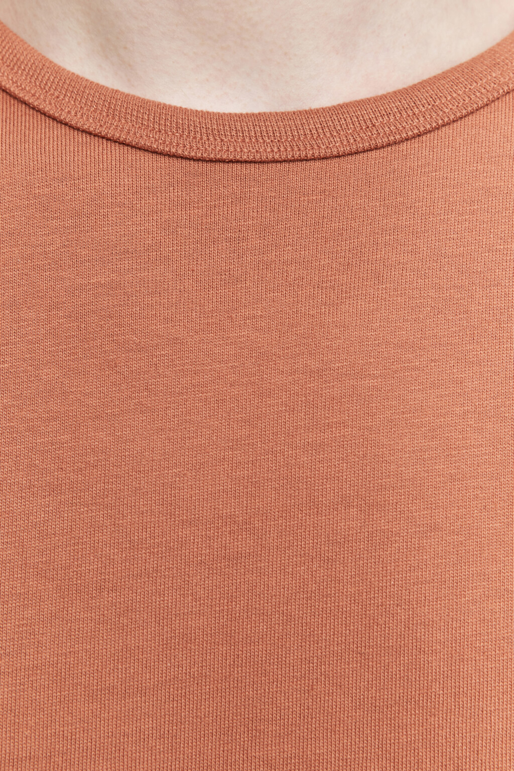 Футболка прямая базовая - цвет коричневый - 6