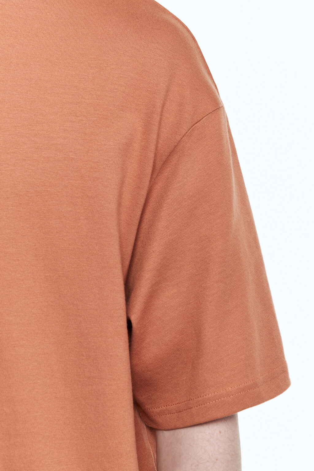 Футболка прямая базовая - цвет коричневый - 7