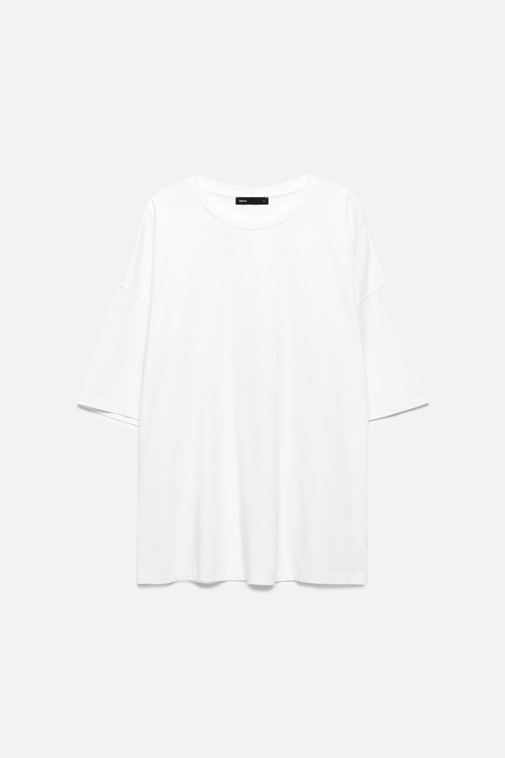 Футболка oversize хлопковая - цвет белый - 8