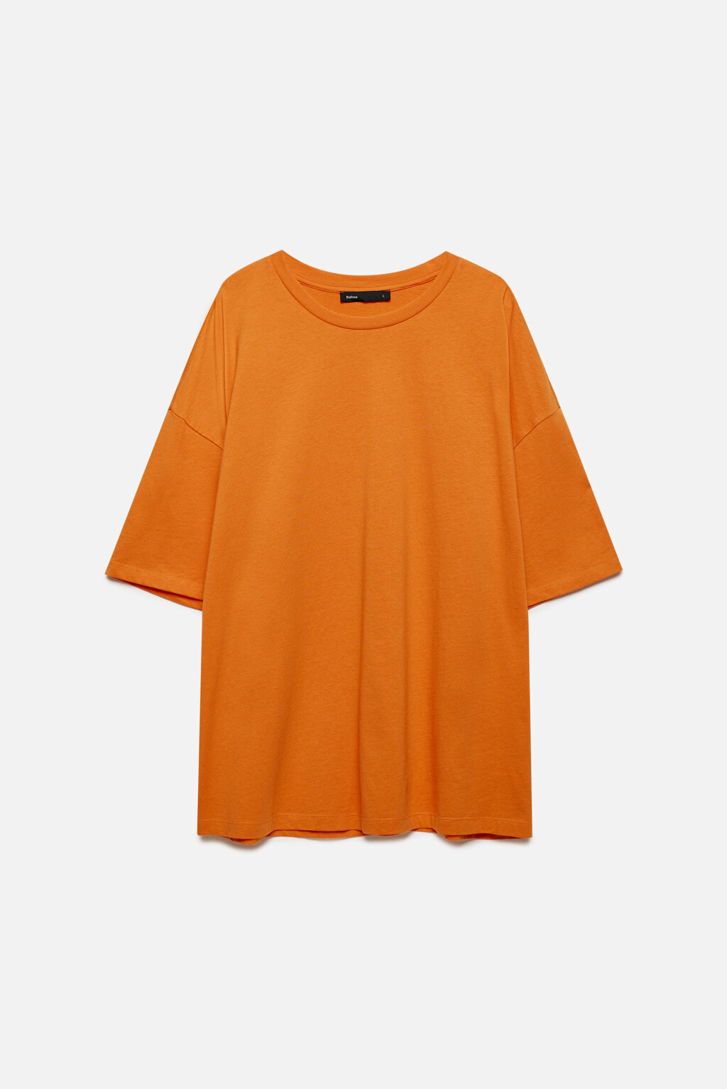 Футболка oversize хлопковая - цвет оранжевый - 8