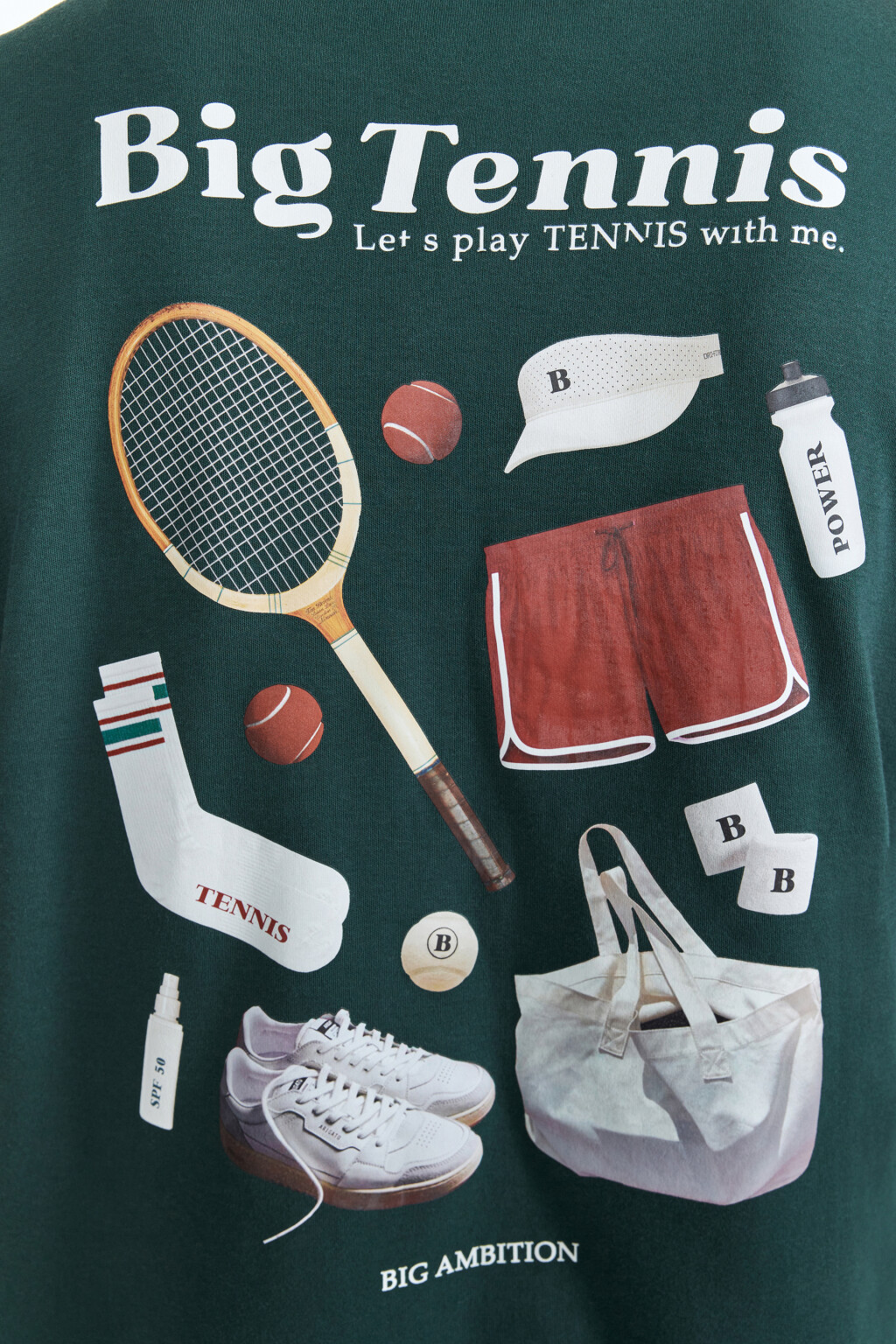 Футболка прямая хлопковая с принтом - цвет зеленый - 7