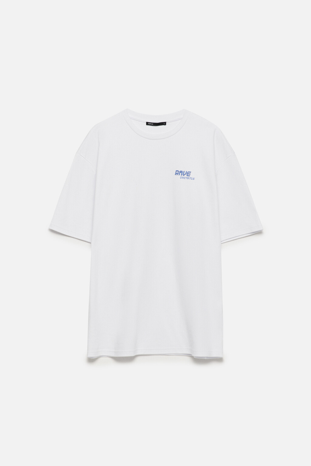 Футболка прямая хлопковая с принтом - цвет бежевый - 9