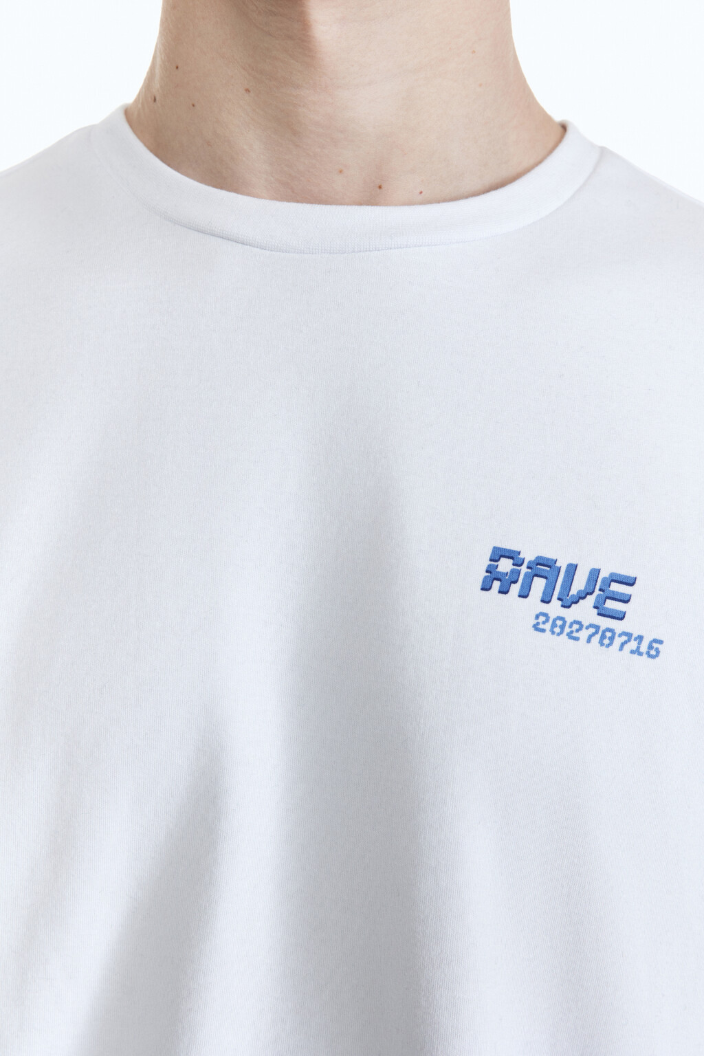 Футболка прямая хлопковая с принтом - цвет бежевый - 8