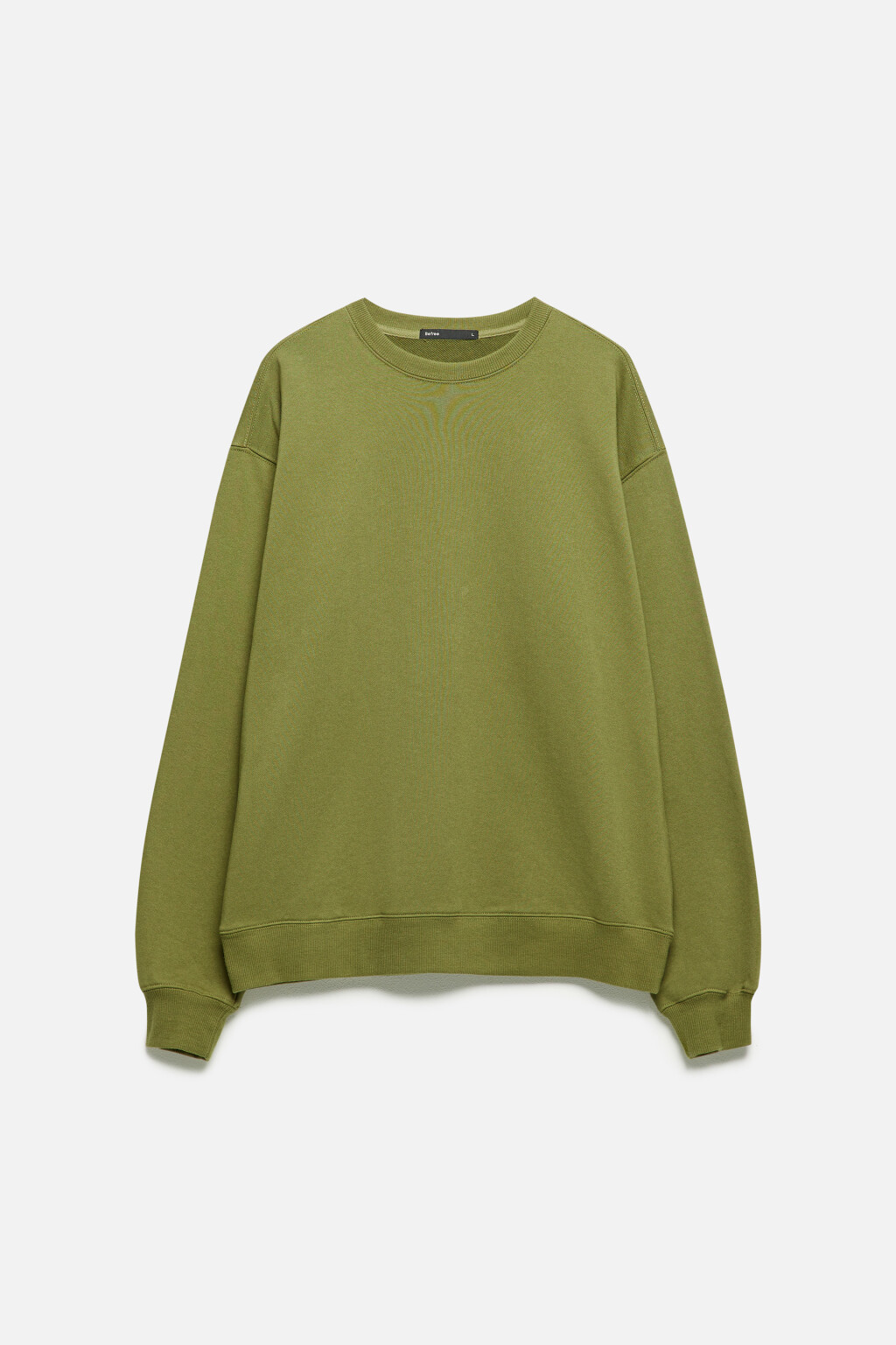 Свитшот oversize базовый утепленный - цвет зеленый - 9