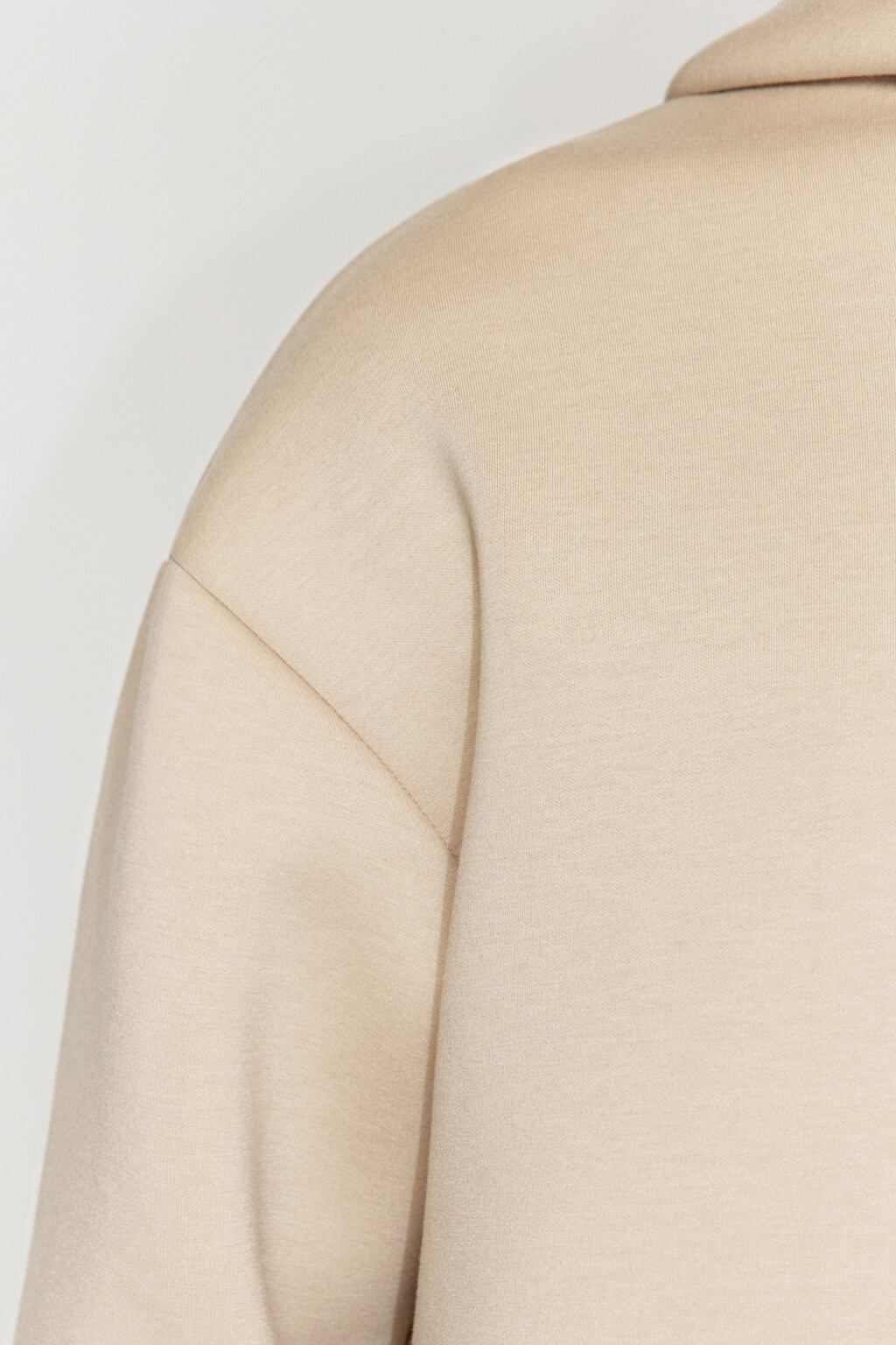 Худи oversize с имитацией футболки - цвет бежевый - 6