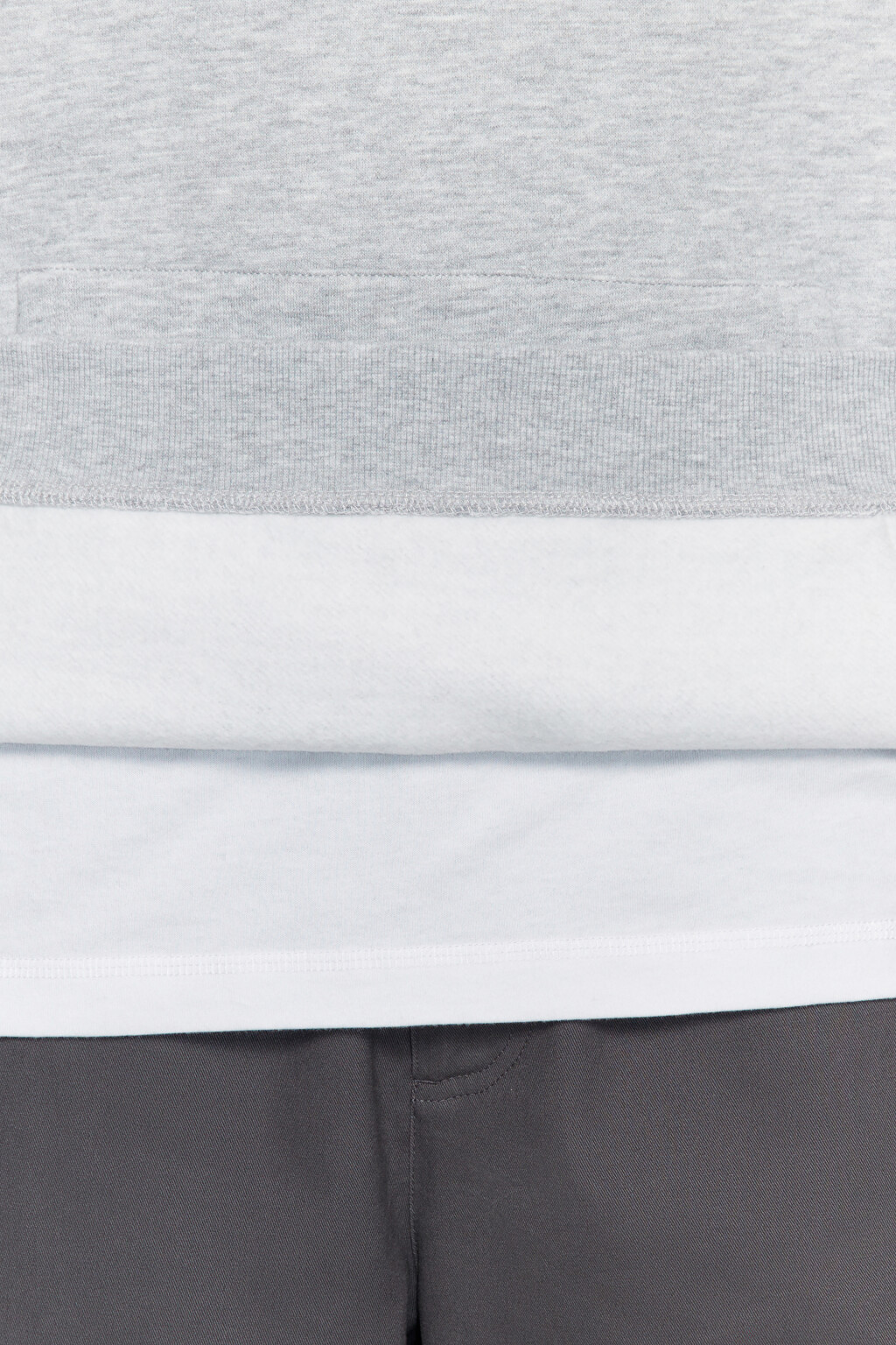 Худи oversize утепленная с принтом - цвет серый - 8