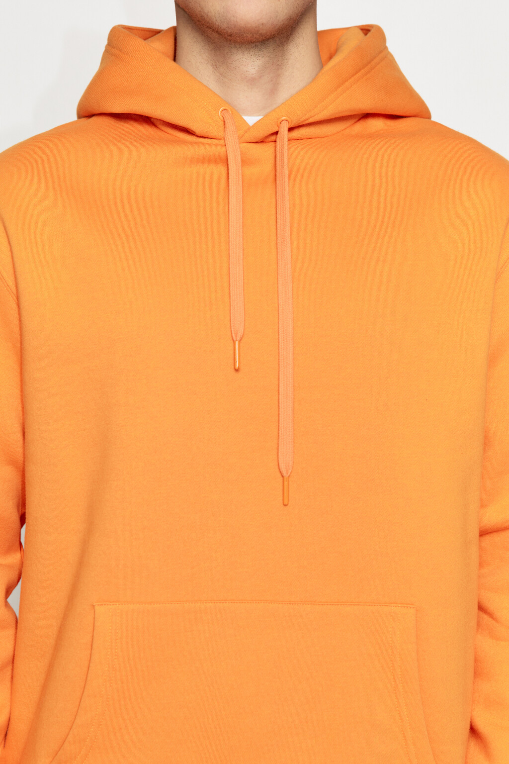 Худи oversize утепленная с капюшоном - цвет оранжевый - 6