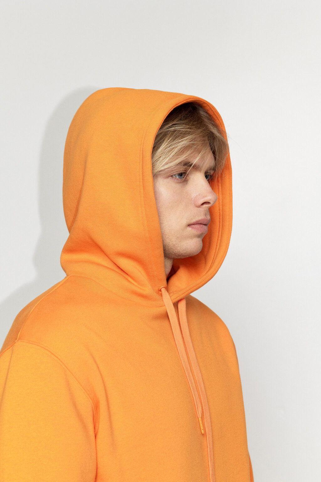 Худи oversize утепленная с капюшоном - цвет оранжевый - 8