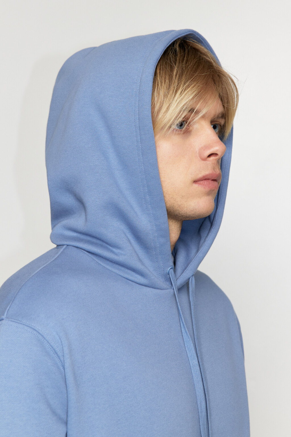 Худи oversize утепленная с капюшоном - цвет синий - 8